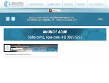 Tablet Screenshot of maxillofacialcenter.com.br
